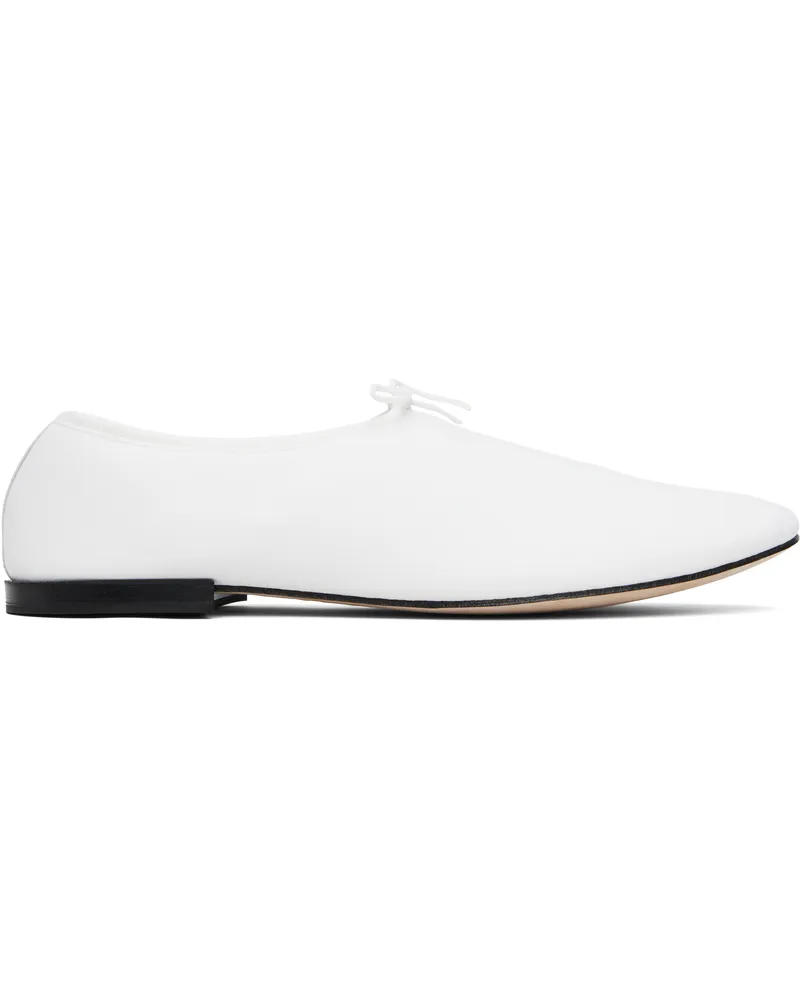 Repetto White Lucien Ballet Loafers 050