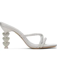 Sophia Webster Gray Aphrodite Mid Mules Ivory