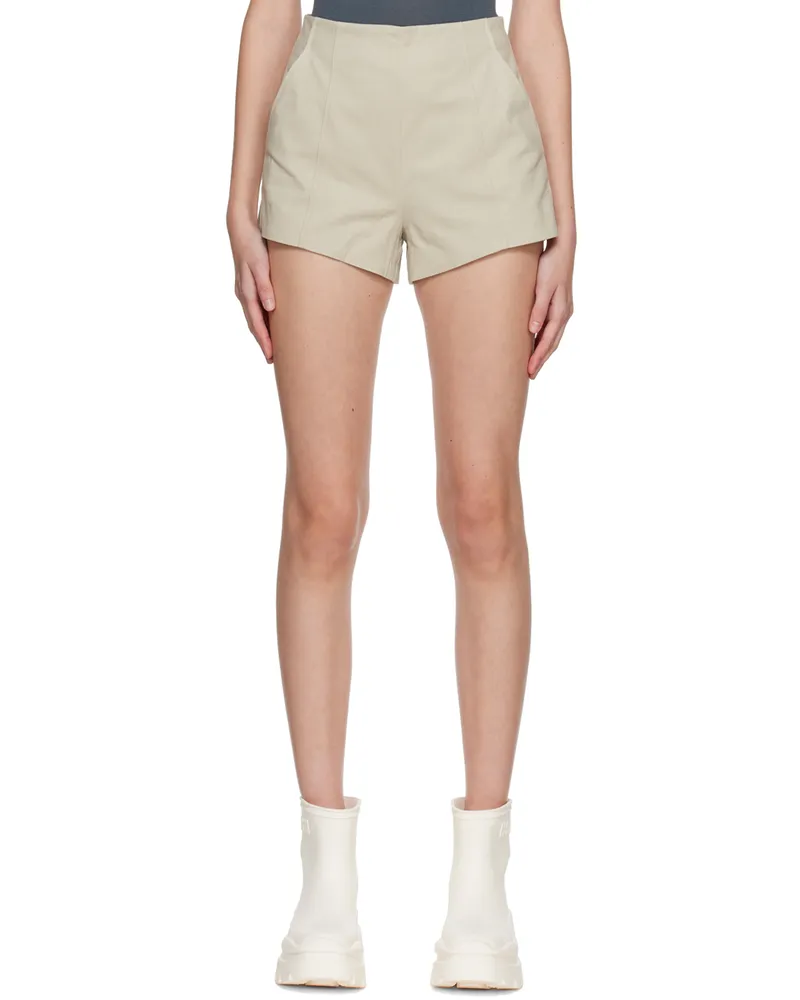 bec & bridge Beige Rina Shorts Oyster