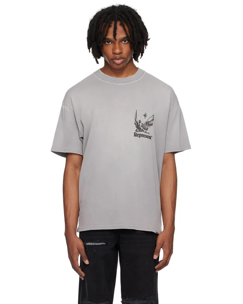 REPRESENT Gray 'Spirits of Summer' T-Shirt Mist