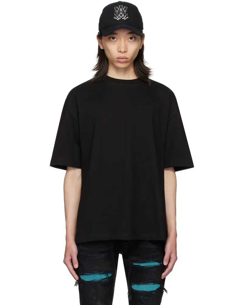 Amiri Black Oversized T-Shirt Black