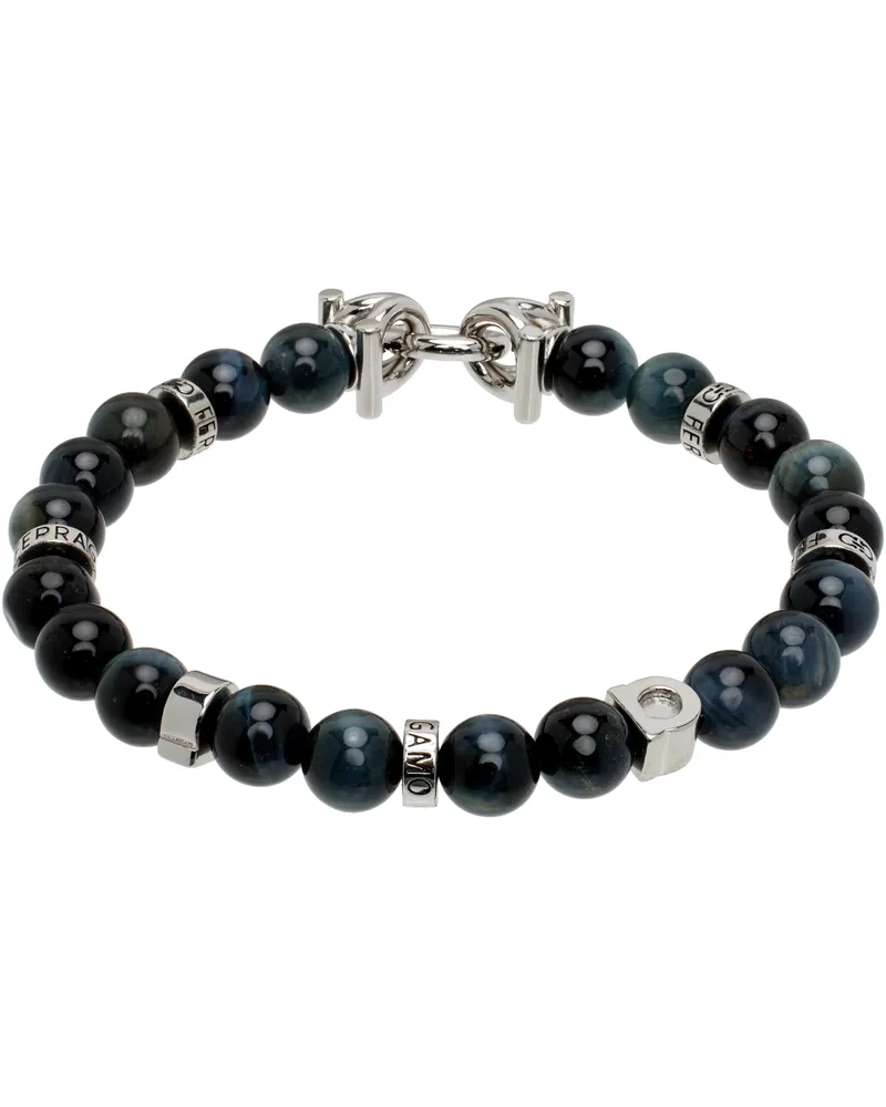 Ferragamo Navy Beads Bracelet Beads