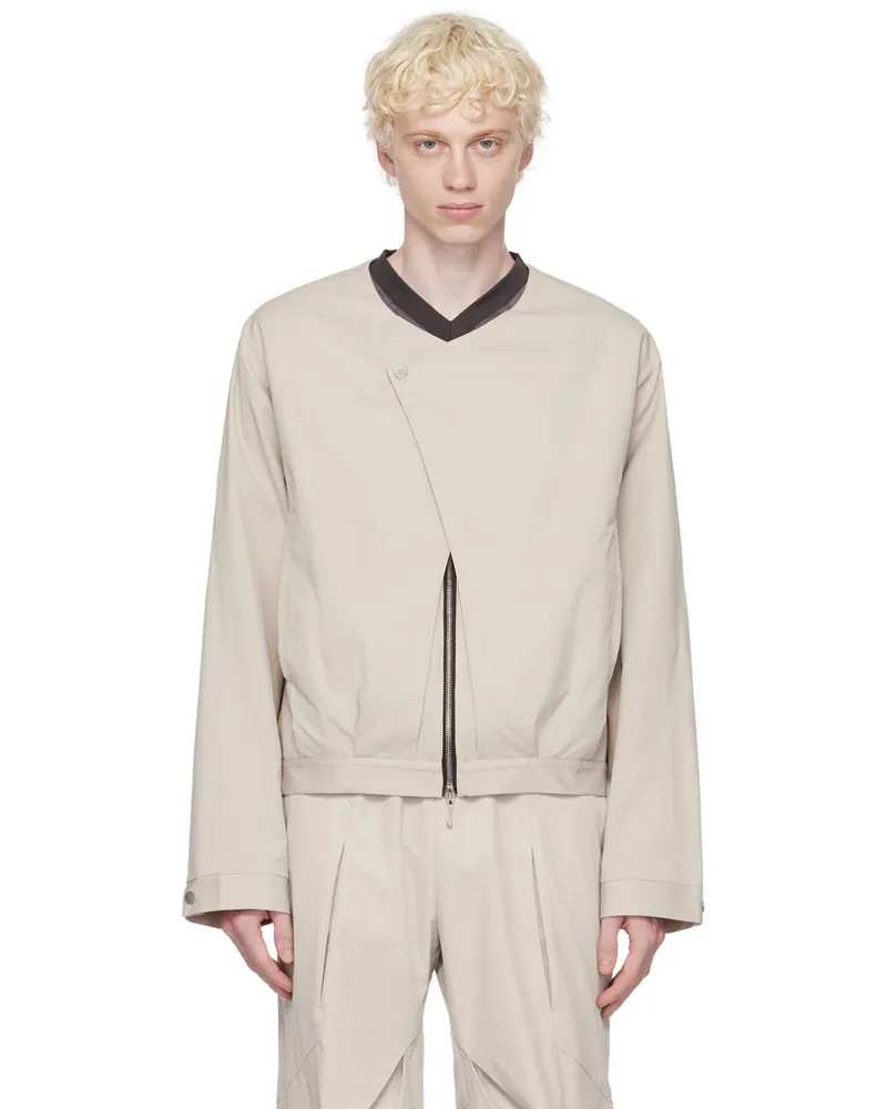 Uncertain Factor Off-White Funky Wonky Jacket Cream