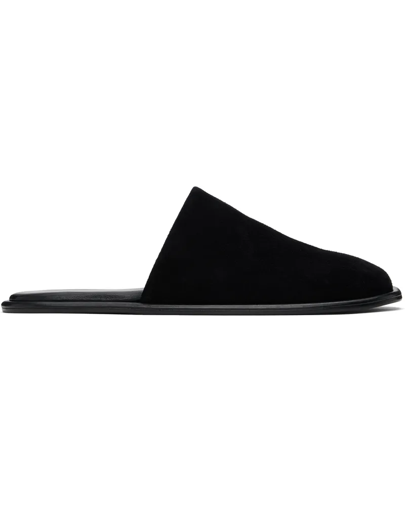 La Collection Black Cameron Slippers Black