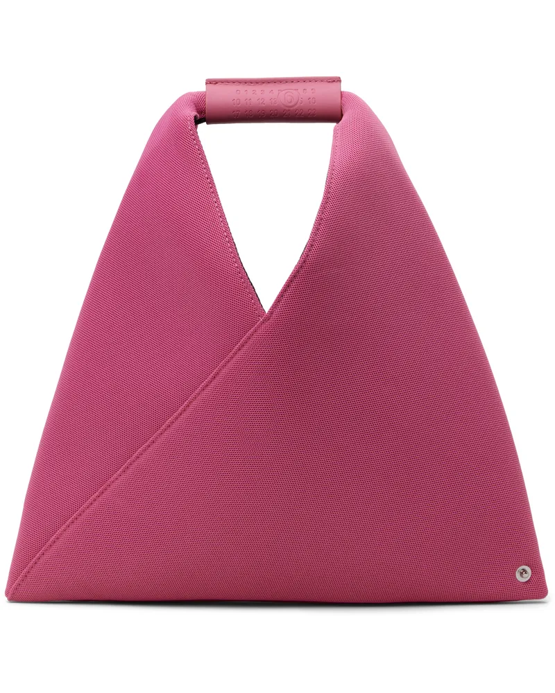 Maison Margiela Kids Pink Triangle Mini Tote T4234