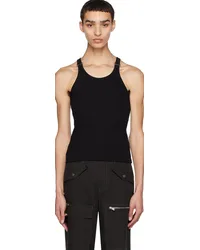 Dion Lee Black E-Hook Tank Top Black