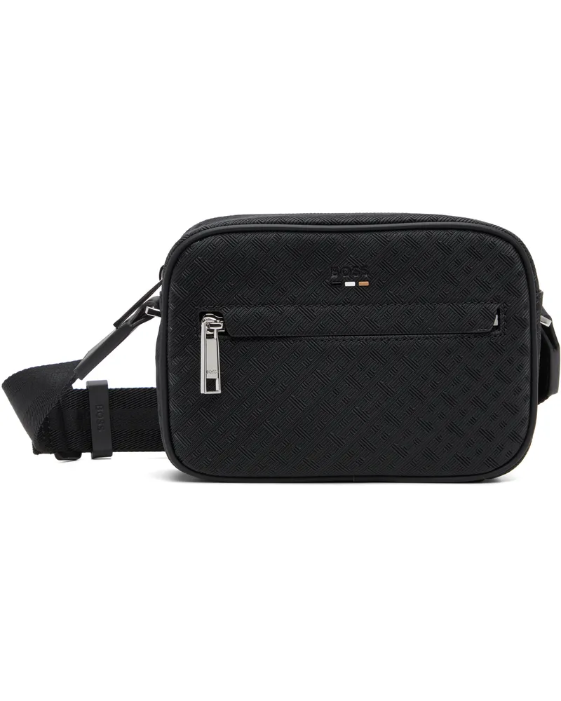 HUGO BOSS Black Embossed-Logo Bag 001-black