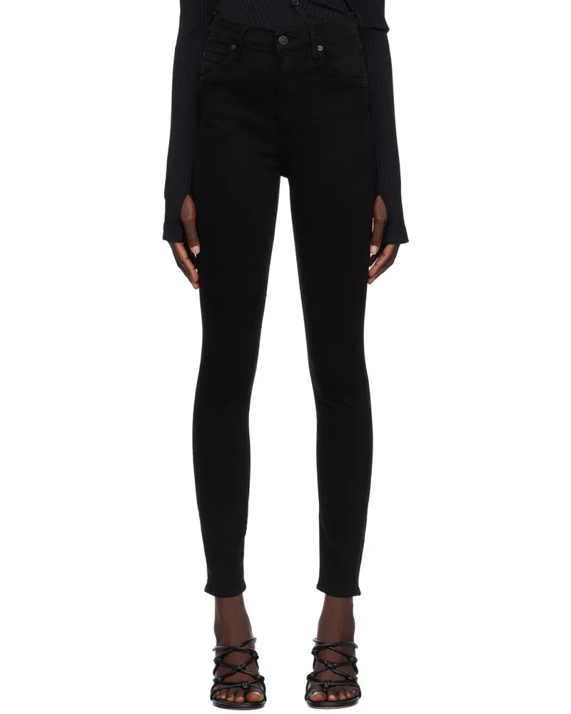 Citizens of humanity Black Chrissy Jeans Plush