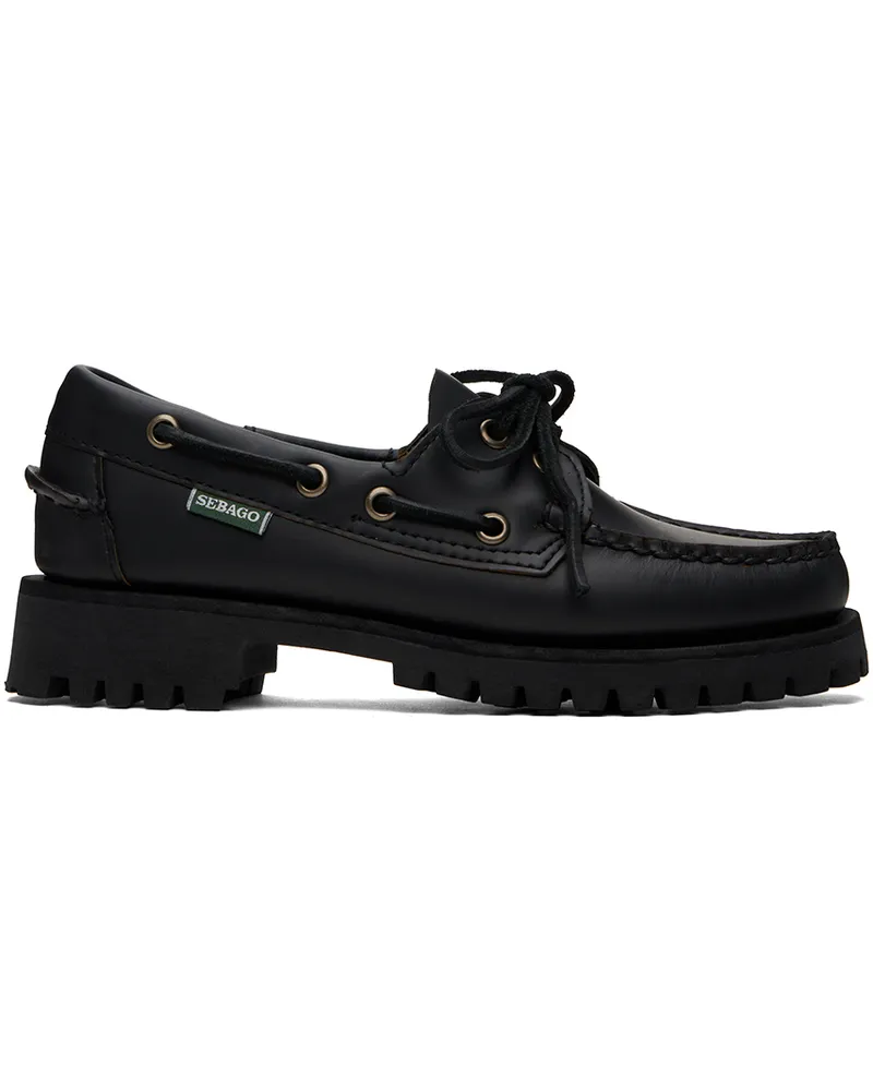 Sebago Black Ranger Moc Soft Loafers 924