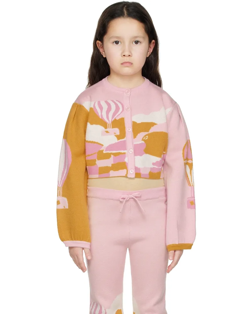 HELMSTEDT Kids Pink Ami Cardigan Pink