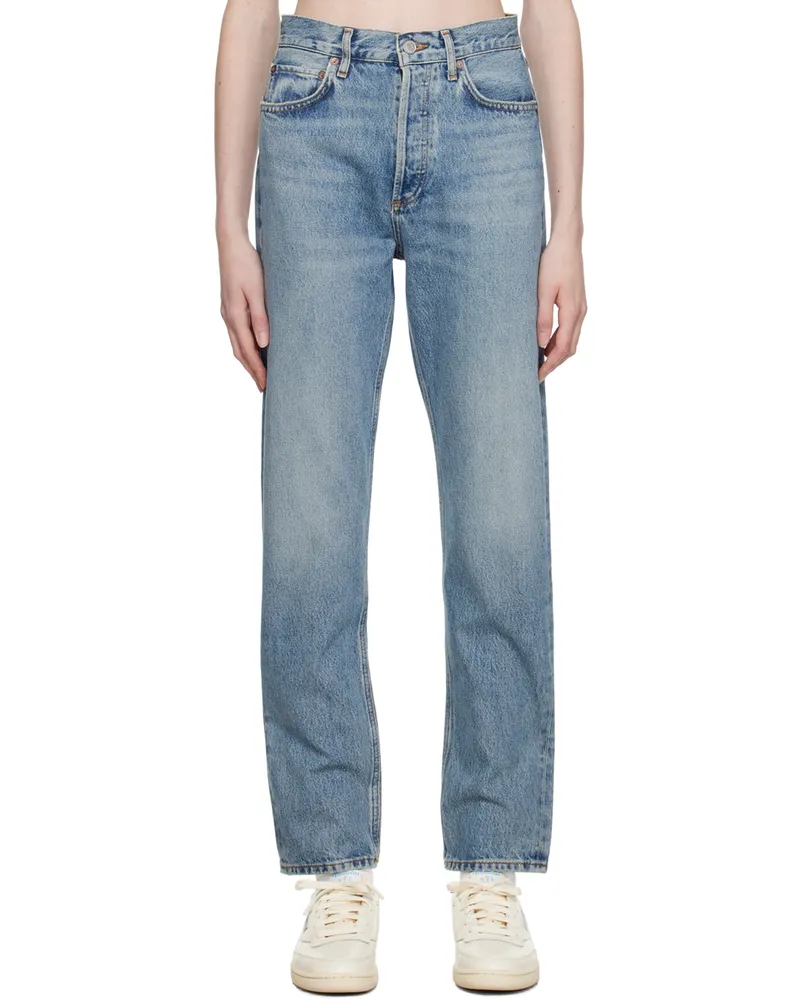 AGOLDE Indigo 90's Pinch Waist Jeans Navigate