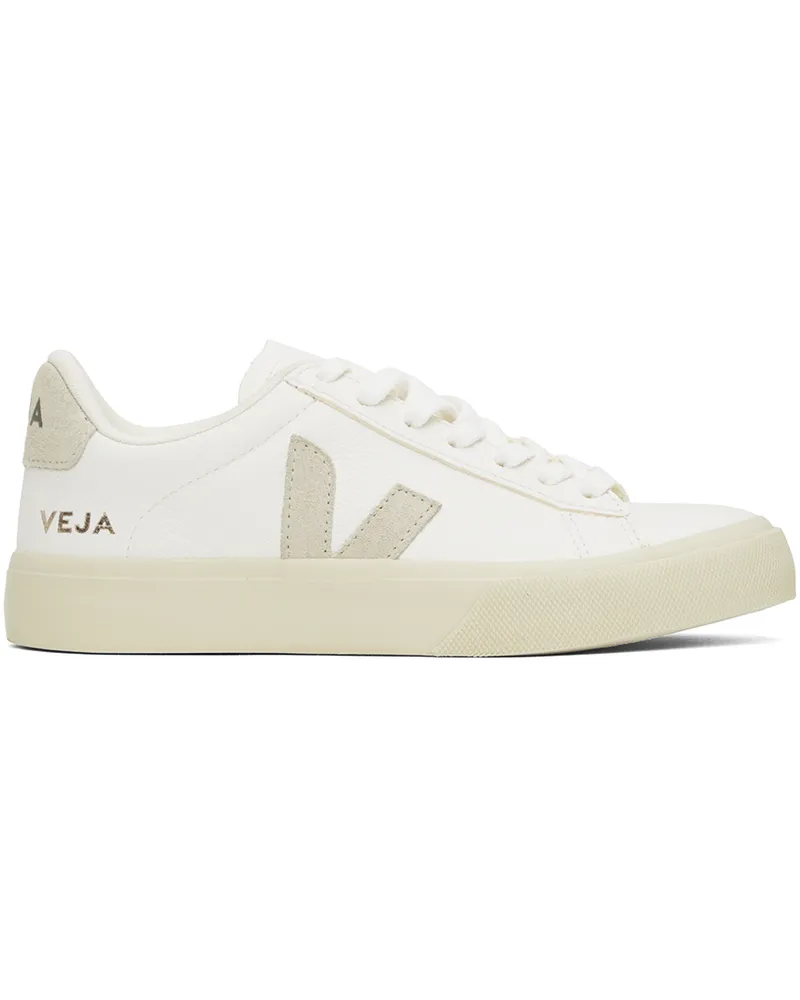 VEJA White Campo ChromeFree Leather Sneakers White_natural