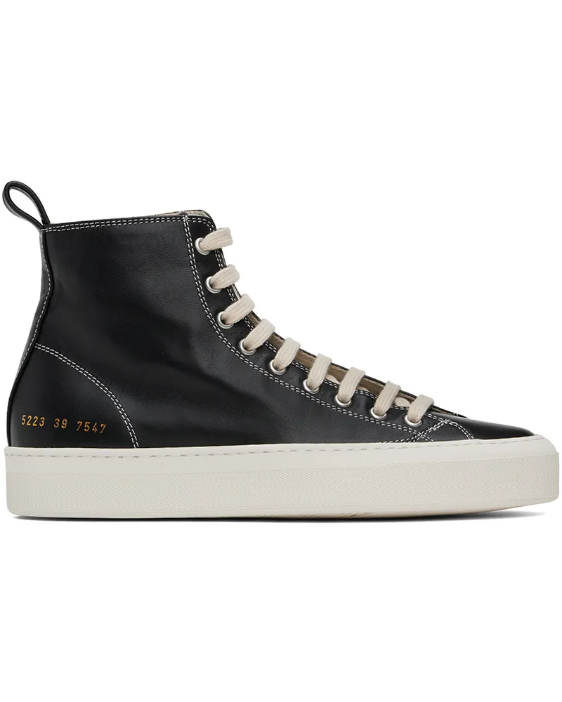 Common Projects Black Tournament High Sneakers 7547