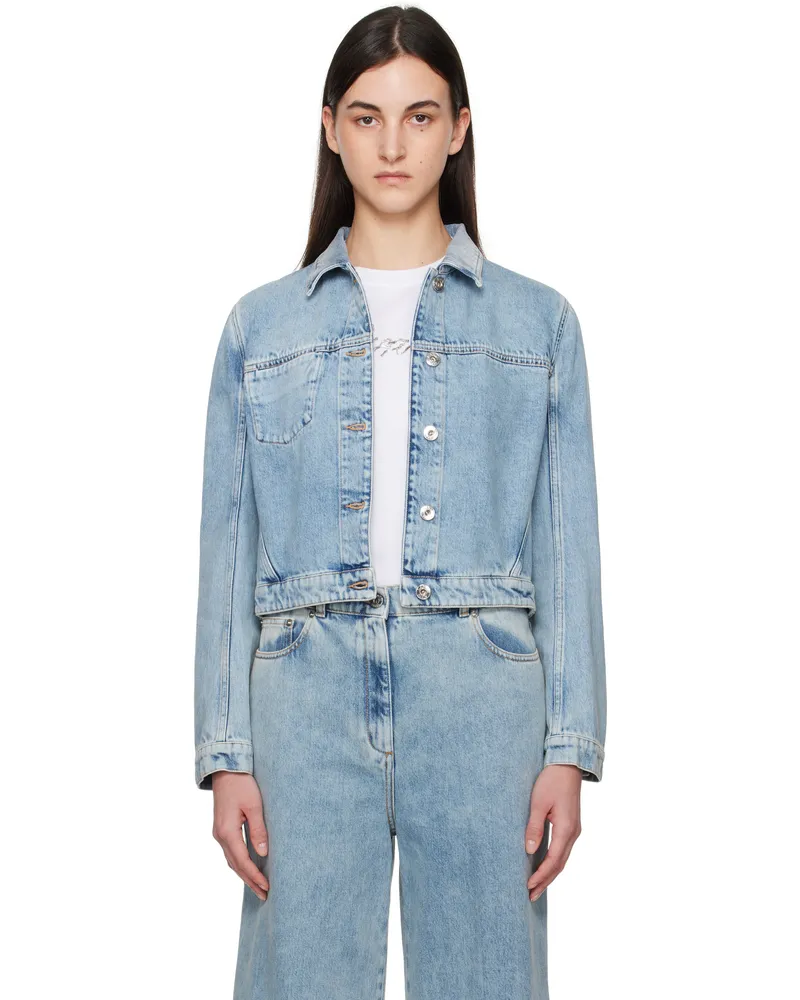 Lanvin Blue Short Denim Jacket Light