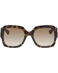 Gucci Brown Square Sunglasses Havana