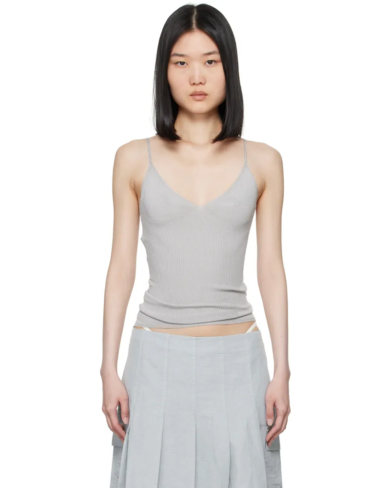 Paloma Wool Gray Ricotta Tank Top 810