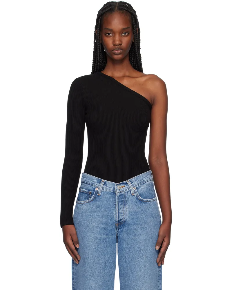 AGOLDE Black Glynn Bodysuit Black