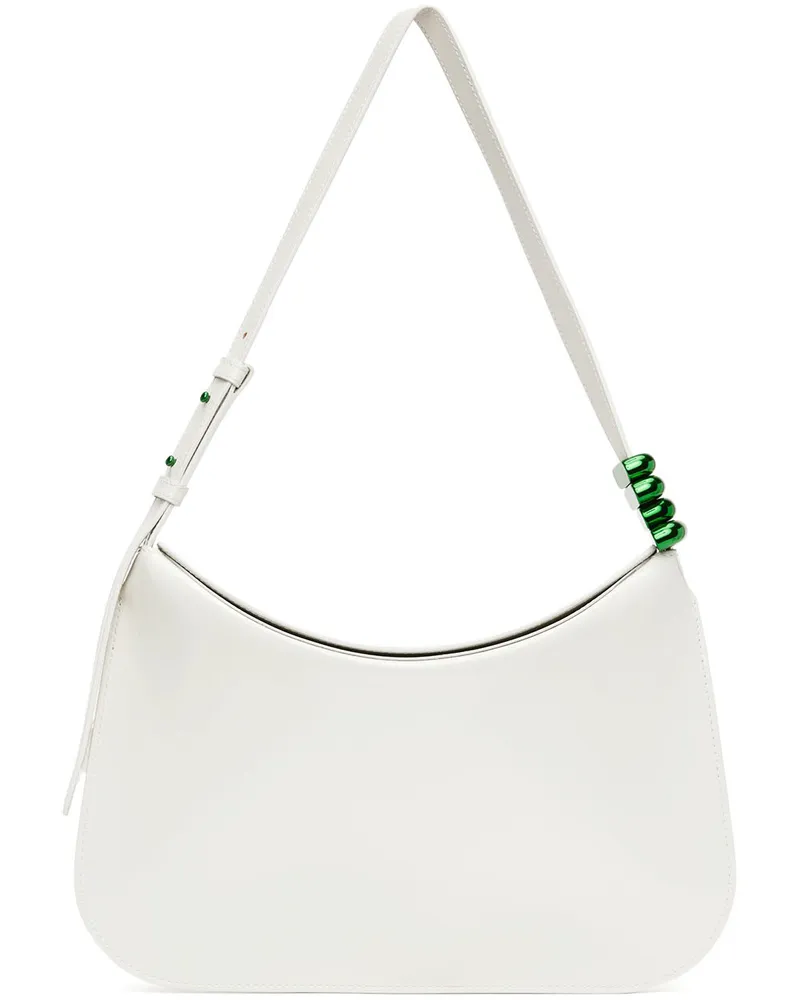 Bottega Veneta White Flap Shoulder Bag 9068