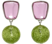 Pink & Green Acme Earrings