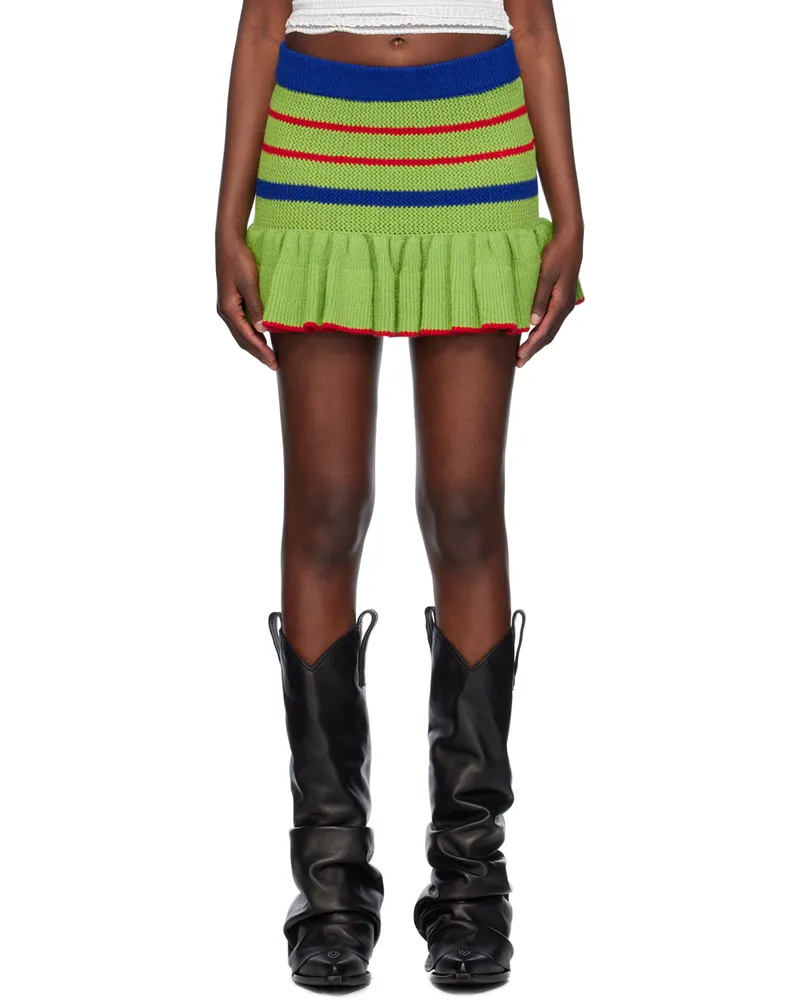Sinead Gorey Green Ra-Ra Miniskirt Green