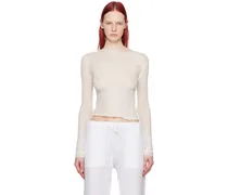 SSENSE Exclusive White No.211 Long Sleeve T-Shirt