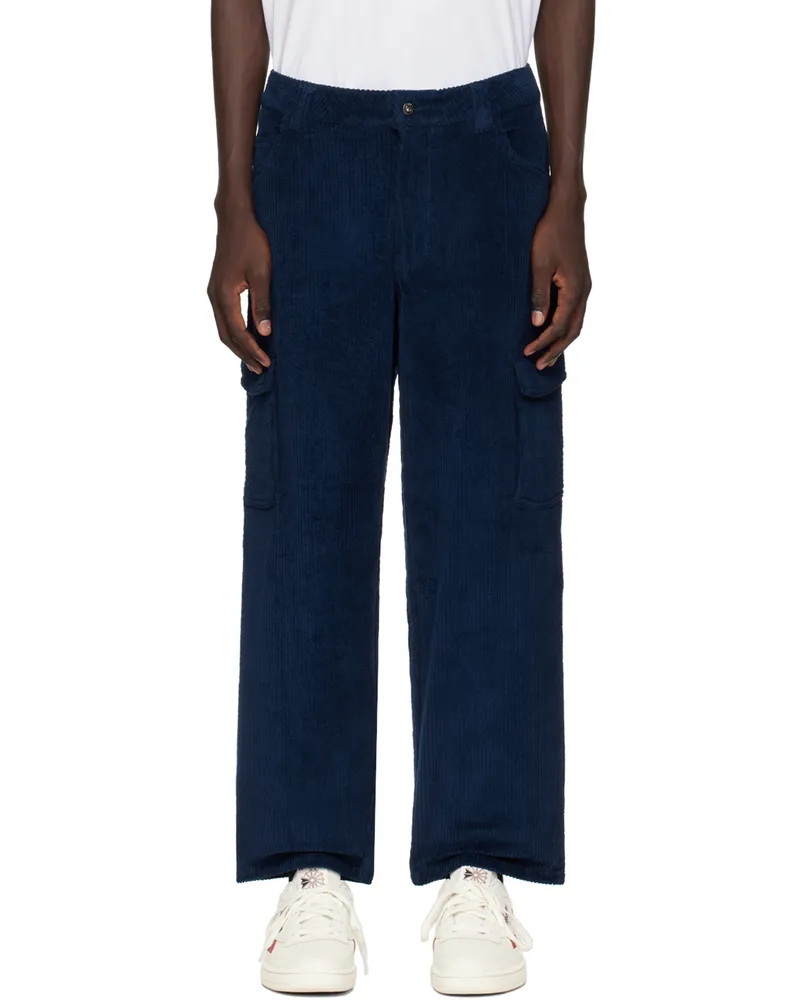 Dime Navy Relaxed Cargo Pants Navy