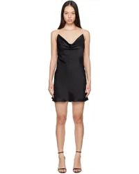 Y/PROJECT Black Invisible Strap Minidress Evergreen