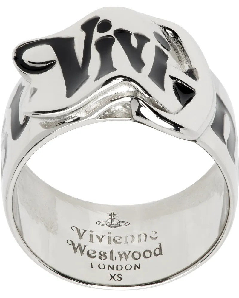 Vivienne Westwood Silver Belt Ring 221-01p107-p107cn
