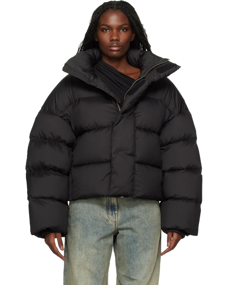 Entire Studios Black MML Puffer Down Jacket Pupil