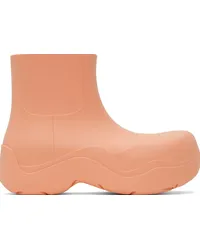 Bottega Veneta Pink Puddle Ankle Boots Flamingo