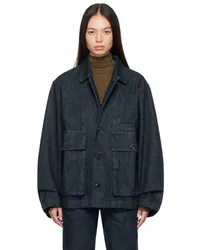 Christophe Lemaire Indigo Boxy Denim Jacket Bldenim