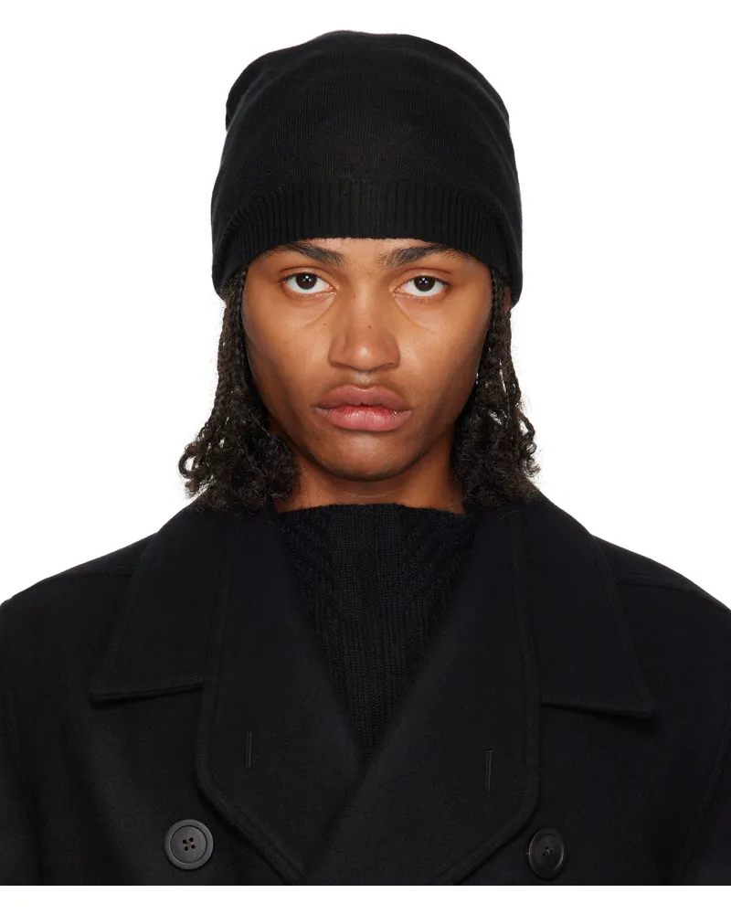 Rick Owens Black Concordians Medium Beanie 09