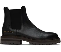 Black Pull-Loop Chelsea Boots