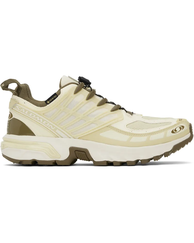Salomon Yellow & Brown ACS PRO GORE-TEX Sneakers Vanilla