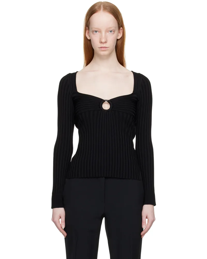 Stella McCartney Black V-Neck Sweater 1000