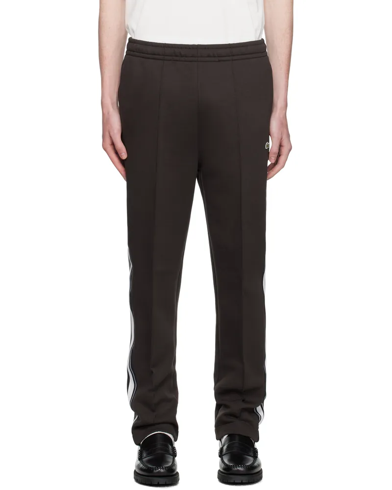 Lacoste Brown Made In France Sweatpants Port