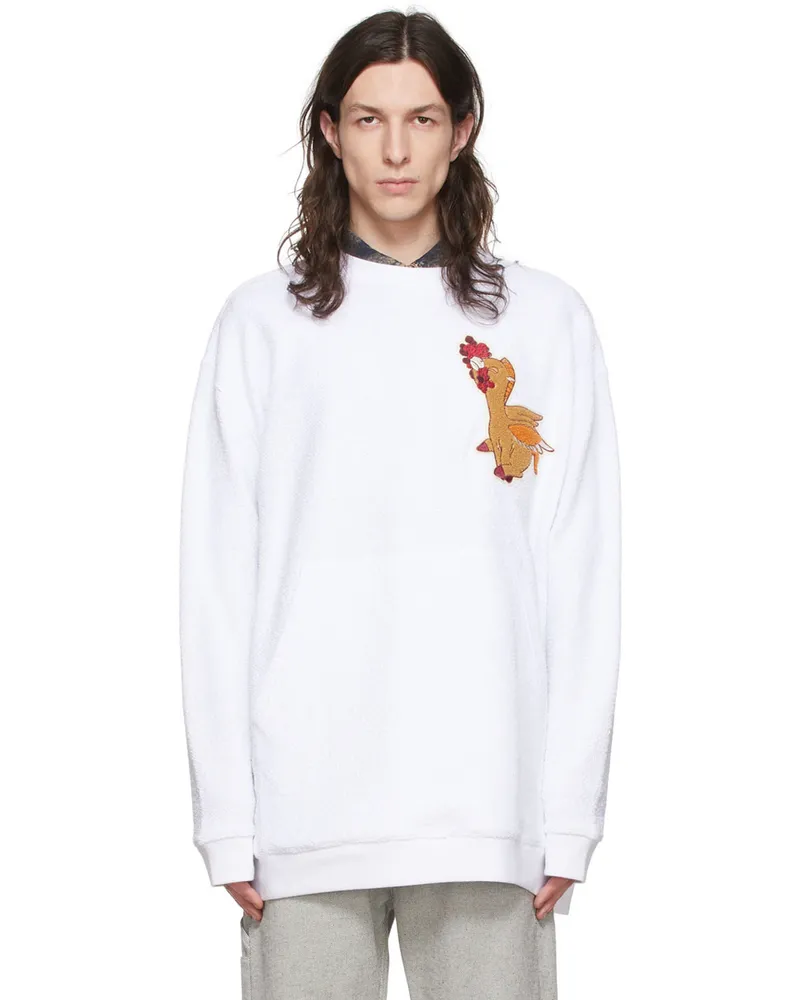Stella McCartney White Fantasia Sweatshirt Pure