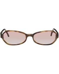 Our Legacy Brown Drain Sunglasses Venice