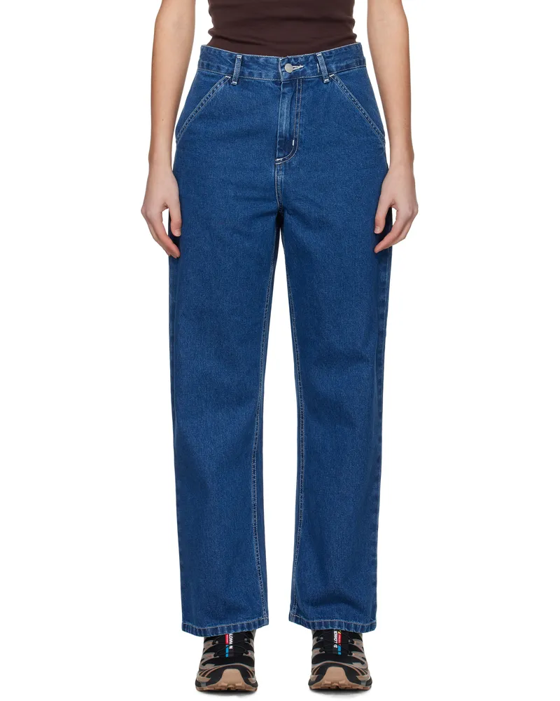 Carhartt WIP Blue Simple Jeans Stone