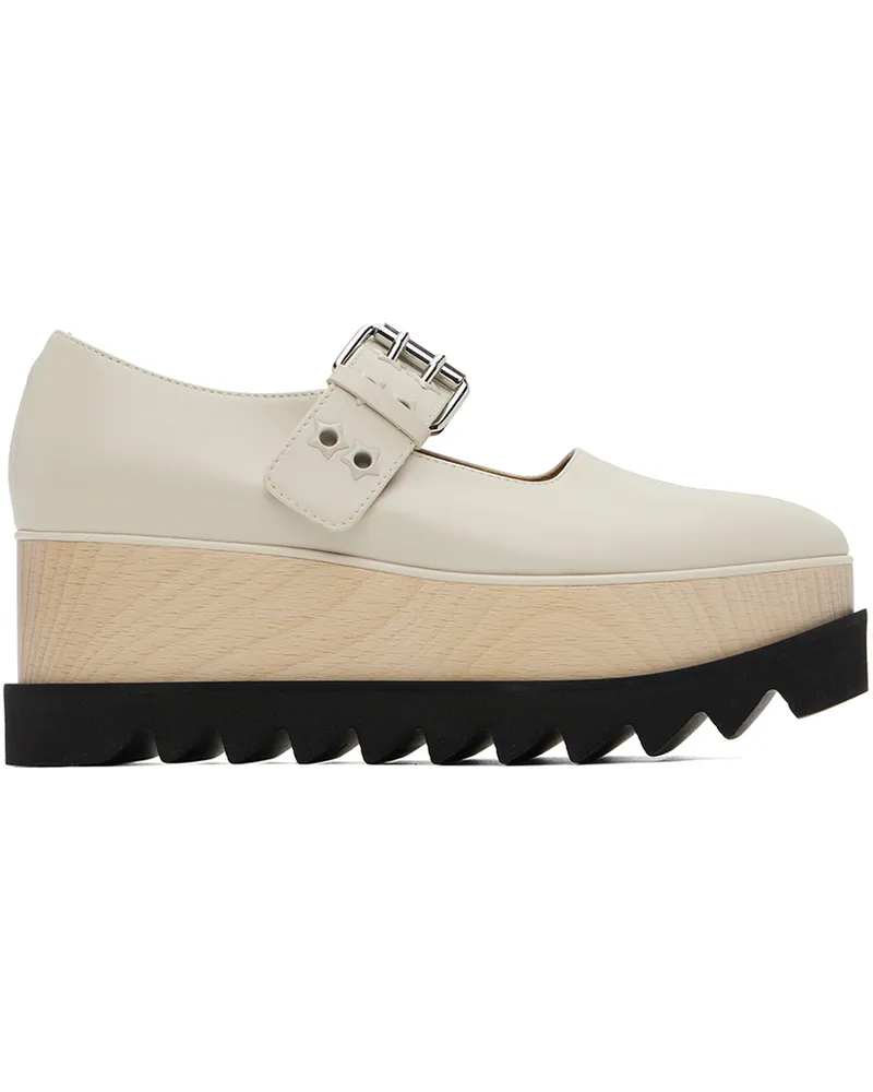 Stella McCartney Off-White Elyse Star-Studded Loafers 1907