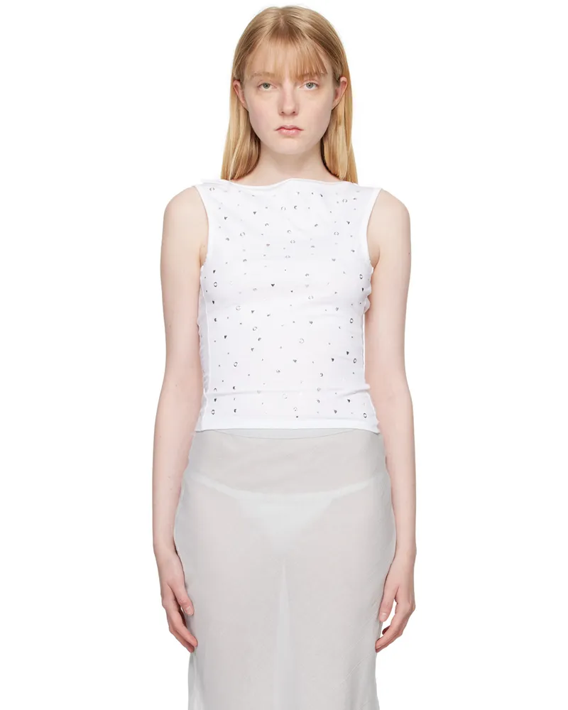 GIMAGUAS White Shanti Tank Top White