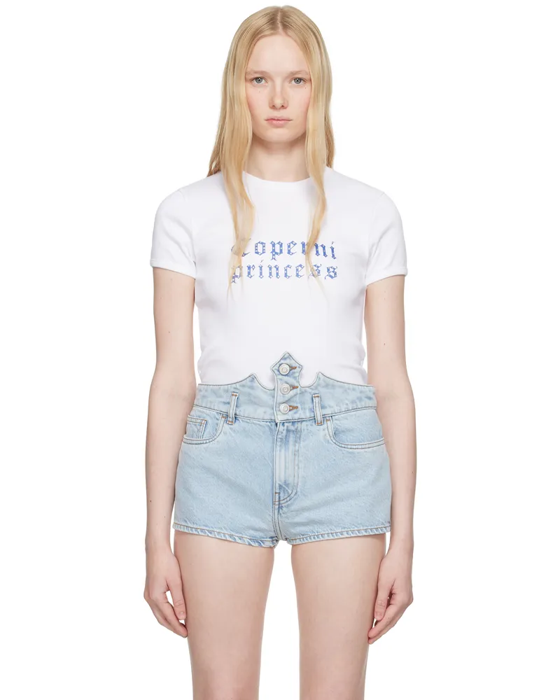 COPERNI White Disney 'Princess' Slim-Fit T-shirt White