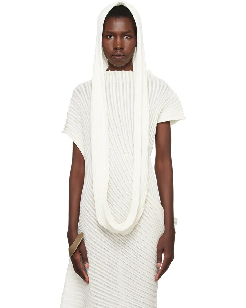 Issey Miyake SSENSE Exclusive Bridal Capsule Stream Scarf 06