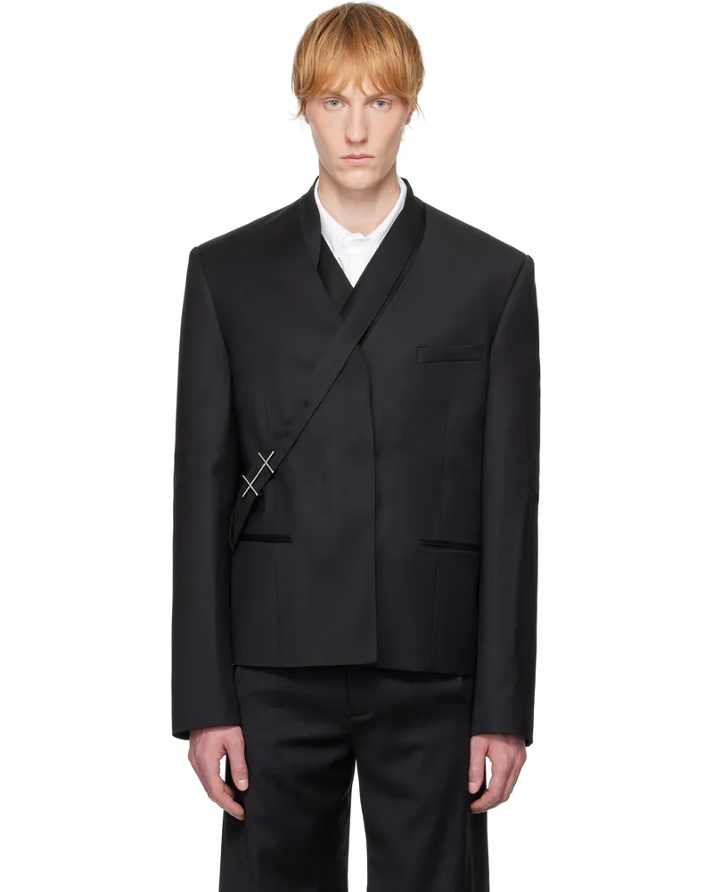 Heliot Emil Black Aegis Blazer Black