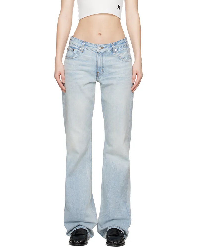 RHUDE SSENSE Exclusive Blue Jeans 1306