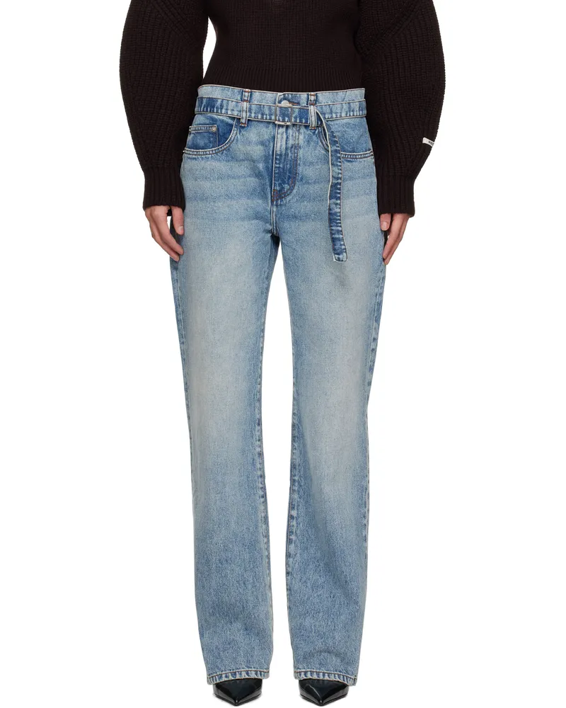 Proenza Schouler Blue Ellsworth Jeans Classic