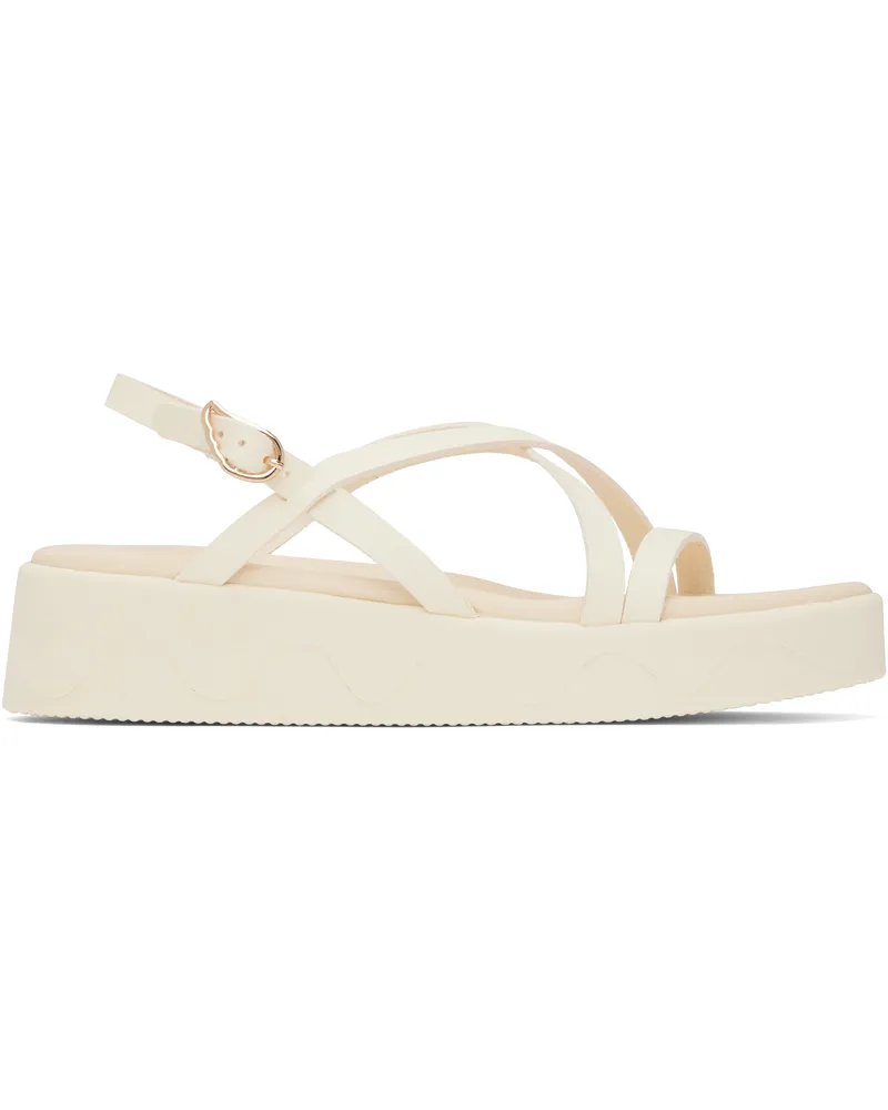 Ancient Greek Sandals Off-White Silia Sandals White