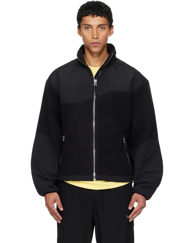 Dime Black Heavyweight Fleece Jacket Black