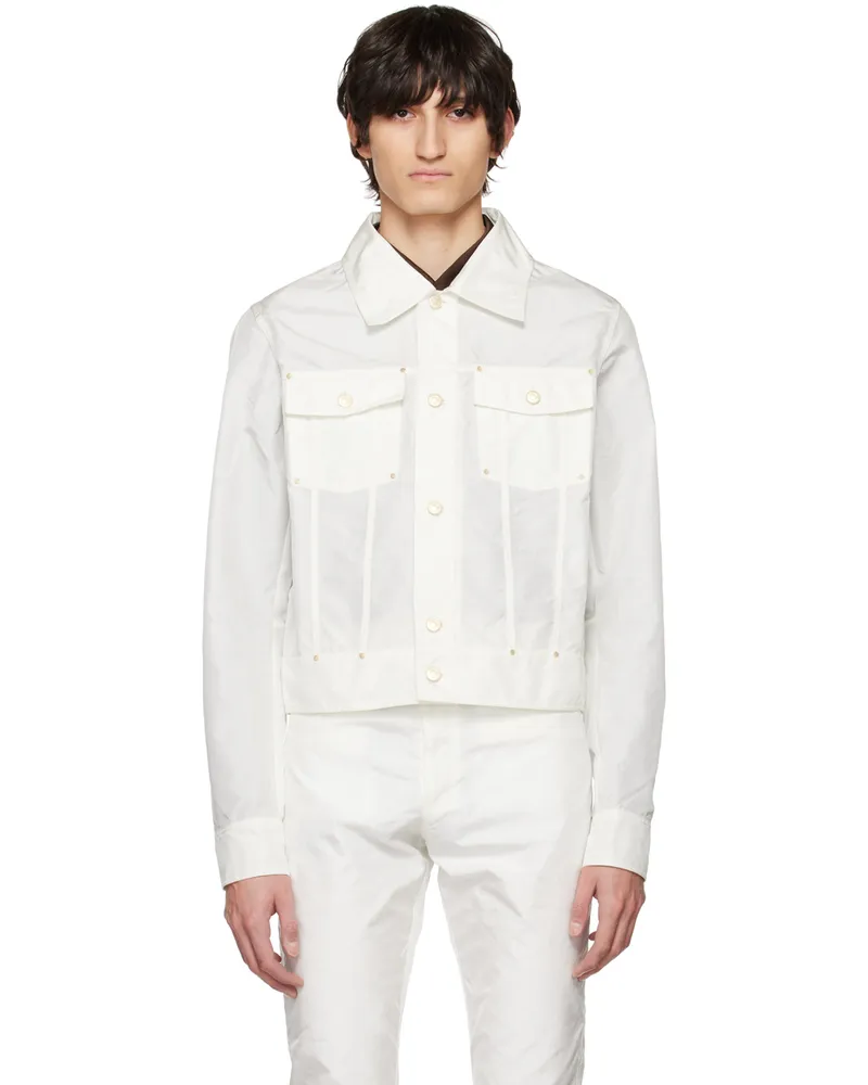 Kanghyuk SSENSE Exclusive Off-White Airbag Jacket Off