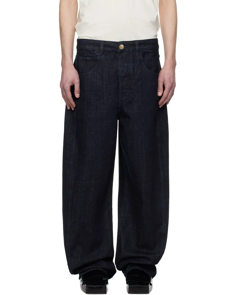 Jacquemus Navy La Croisière 'The Mirada de-Nîmes' Jeans 390